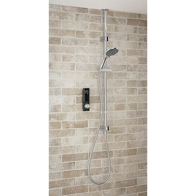 Triton HOME Digital Mixer Shower Pumped All-in-One Ceiling Pack with Riser Rail (Low Pressure Gravit