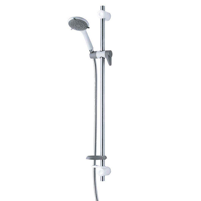 Triton Inclusive Extended Shower Kit - White/Grey - TSKCARESTDWHT Large Image