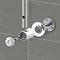 Triton Inclusive Extended Shower Kit with Grab Rail - Chrome/Grey - TSKCAREGRBCHR Profile Large Imag