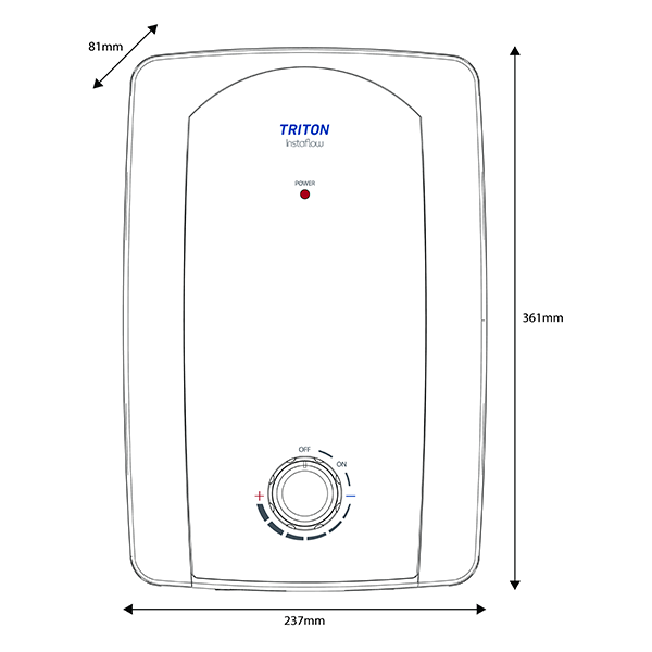 Triton Instaflow 10.1kW Instantaneous Water Heater - Multi Point