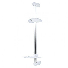 Triton Leon Shower Riser Rail - White/Chrome - TSKLEONWC Large Image