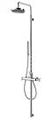 Triton Leona Thermostatic Bar Mixer Shower Pole Large Image