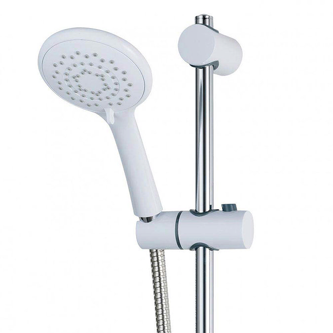 Triton Lewis and 8000 Series Shower Kit - White/Chrome - TSKFLEW8000WC Profile Large Image