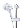 Triton Lewis-8000 Series Fast-Fit Shower Kit - White & Chrome