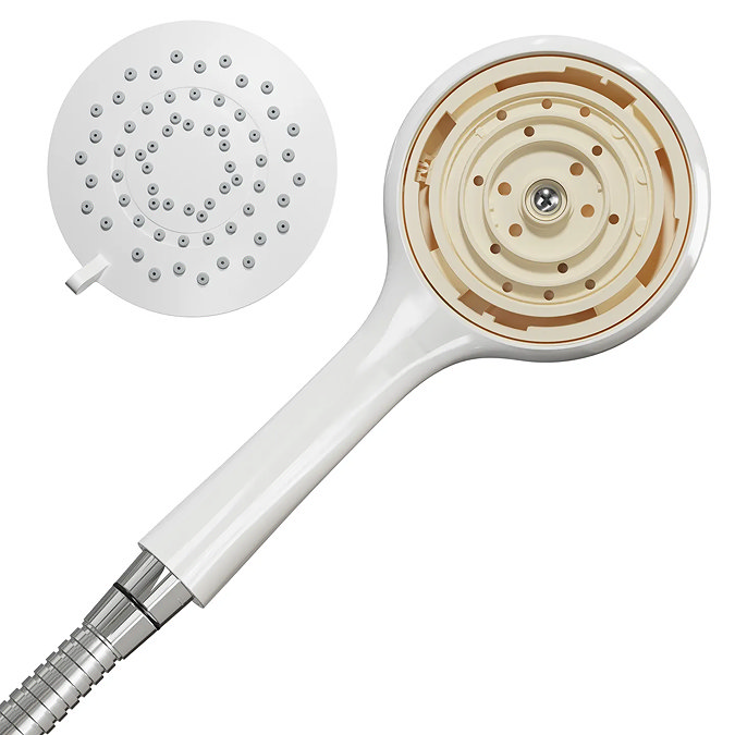 Triton Lewis-8000 Series Fast-Fit Shower Kit - White & Chrome