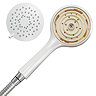 Triton Lewis-8000 Series Fast-Fit Shower Kit - White & Chrome