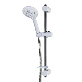 Triton Lewis-8000 Series Fast-Fit Shower Kit - White & Chrome