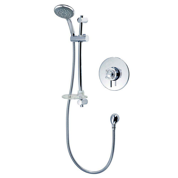 Triton Mersey Built-In Concentric Thermostatic Shower Mixer & Kit - UNMEBTCM Large Image