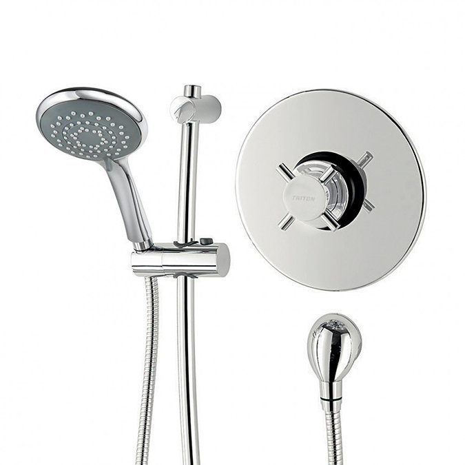 Triton Mersey Built-In Mini Sequential Thermostatic Shower Mixer & Kit - UNMETHBTSMMN  Feature Large Image