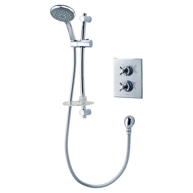 Triton Mersey Dual Control Thermostatic Shower Mixer & Kit - UNMEDCMX Large Image