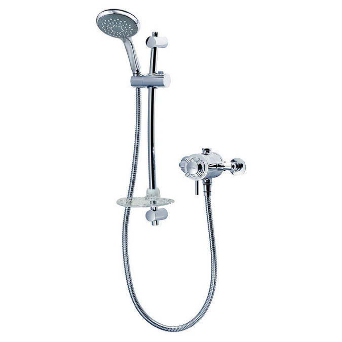Triton Mersey Exposed Concentric Thermostatic Shower Mixer & Kit - UNMEEXCM Large Image