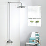 Triton Mersey Exposed Concentric Thermostatic Shower Mixer with Fixed Head - UNMEEXCMFH  Standard Large Image