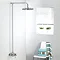 Triton Mersey Exposed Concentric Thermostatic Shower Mixer with Fixed Head - UNMEEXCMFH  Standard Large Image