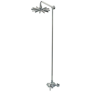 Triton Mersey Exposed Concentric Thermostatic Shower Mixer with Fixed Head - UNMEEXCMFH Profile Larg