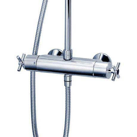 Triton Mersey Thermostatic Bar Shower Mixer with Diverter & Kit - UNMETHBMDIV Standard Large Image