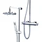 Triton Mersey Thermostatic Bar Shower Mixer with Diverter & Kit - UNMETHBMDIV  In Bathroom Large Image