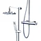 Triton Mersey Thermostatic Bar Shower Mixer with Diverter & Kit - UNMETHBMDIV In Bathroom Large Image