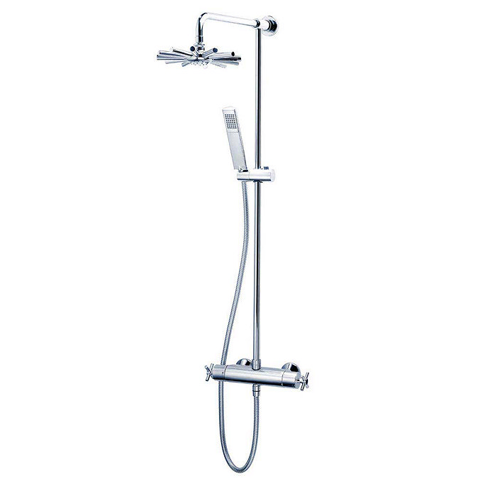 Triton Mersey Thermostatic Bar Shower Mixer with Diverter & Kit - UNMETHBMDIV Large Image