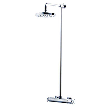 Triton Mersey Thermostatic Bar Shower Mixer with Fixed Head - UNMETHBMFH Profile Large Image