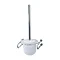 Triton Metlex Mercury Toilet Brush & Frosted Glass Holder - AME9010S Large Image
