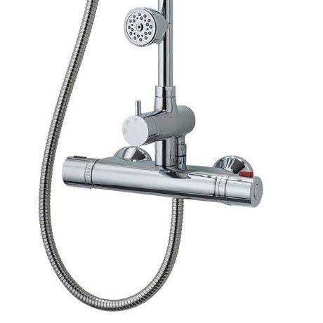 Triton Nene Thermostatic Bar Shower Mixer with Diverter & Body Jets - UNNETHBMDIV Feature Large Imag