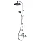 Triton Nene Thermostatic Bar Shower Mixer with Diverter & Body Jets - UNNETHBMDIV Large Image