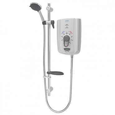 Triton Omnicare Design 9.5kw Thermostatic Electric Shower with Extended Kit - CINCDES09W  Profile La