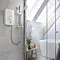 Triton Pello 8.5kw Electric Shower - White - REPEL08WHT  Standard Large Image