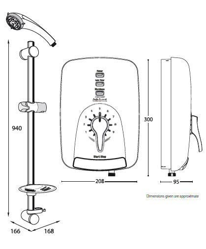 Triton Safeguard T100 Care 9 5kw Electric Shower Victorian Plumbing