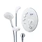 Triton T300si 9.5kw Remote Electric Shower - White/Chrome Profile Large Image