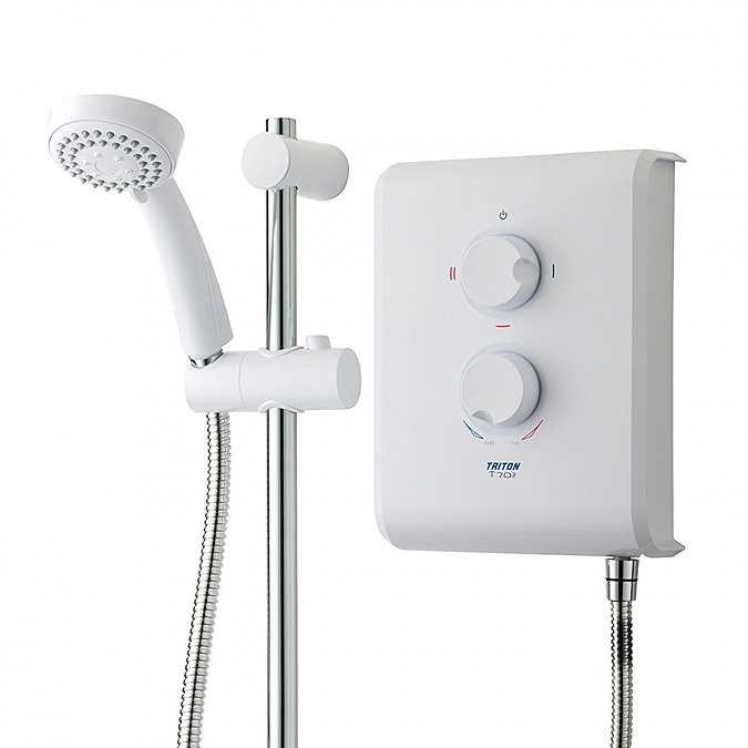 Triton T70z 7.5 kw Electric Shower - White/Chrome - SP7007Z  Feature Large Image