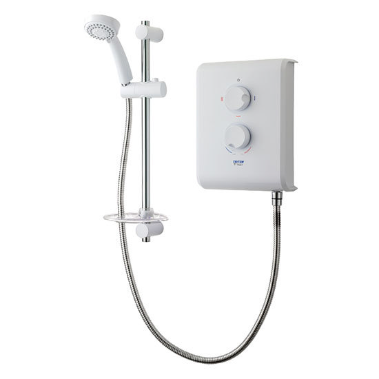 Triton T70z 7.5 kw Electric Shower - White/Chrome - SP7007Z Large Image