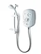 Triton T80xr 7.5kw Slimline Electric Shower - White/Chrome Large Image