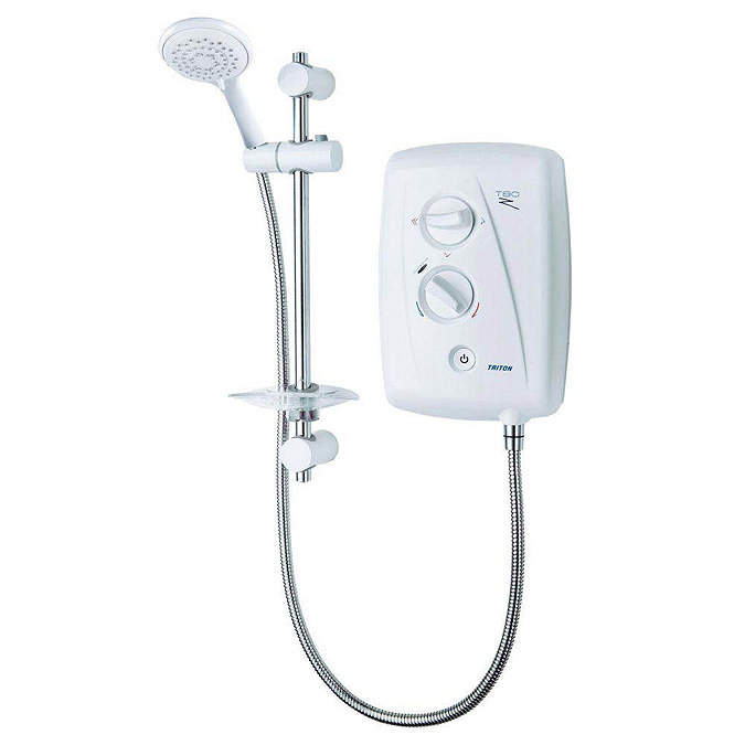 Triton T80Z 7.5 kW Fast-Fit Electric Shower - White/Chrome - SP8007ZFF Large Image