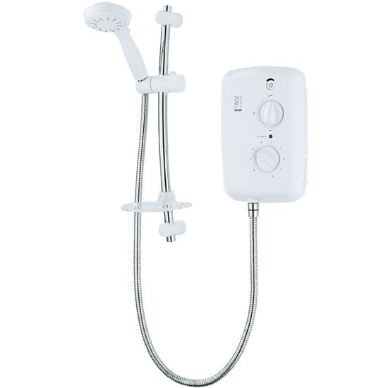 Triton T80z Slimline 8.5 kw Electric Shower WhiteChrome SP8008ZSLM at Victorian Plumbing UK