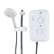 Triton - T80z Slimline 9.5 kw Electric Shower - White-Chrome - SP8009ZSLM additional Large Image