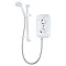 Triton T80Z 9.5kW Thermostatic Electric Shower - White/Chrome - SP8009ZTHM Large Image