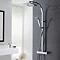 Triton Tees Thermostatic Bar Shower Mixer with Diverter & Kit - Chrome - UNTEBMDIV  additional Large Image