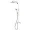 Triton Tees Thermostatic Bar Shower Mixer with Diverter & Kit - Chrome - UNTEBMDIV Large Image