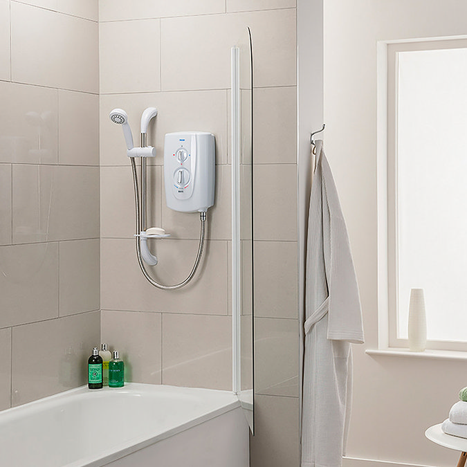 Triton Tenero 9.5kw Electric Shower - White - TENER09WHT Feature Large Image