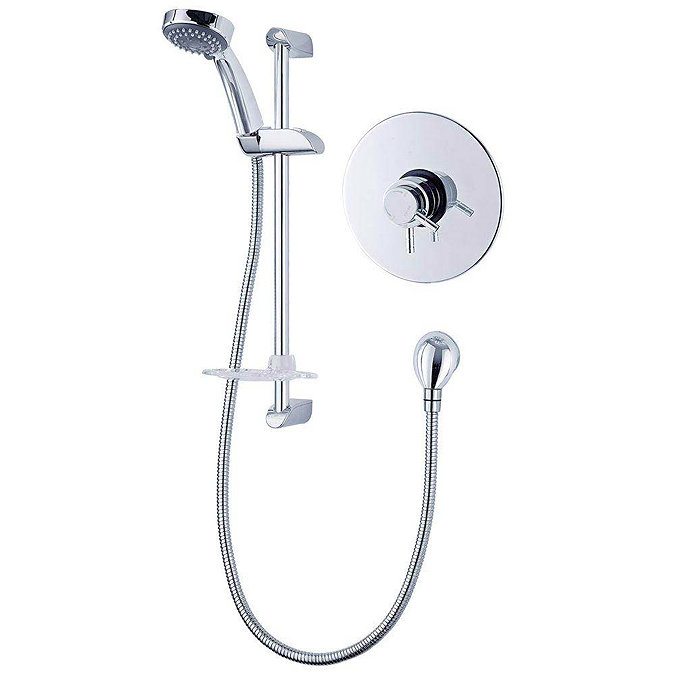 Triton Thames Built-In Mini Concentric Thermostatic Shower Mixer & Kit - UNTHBTCMMN Large Image