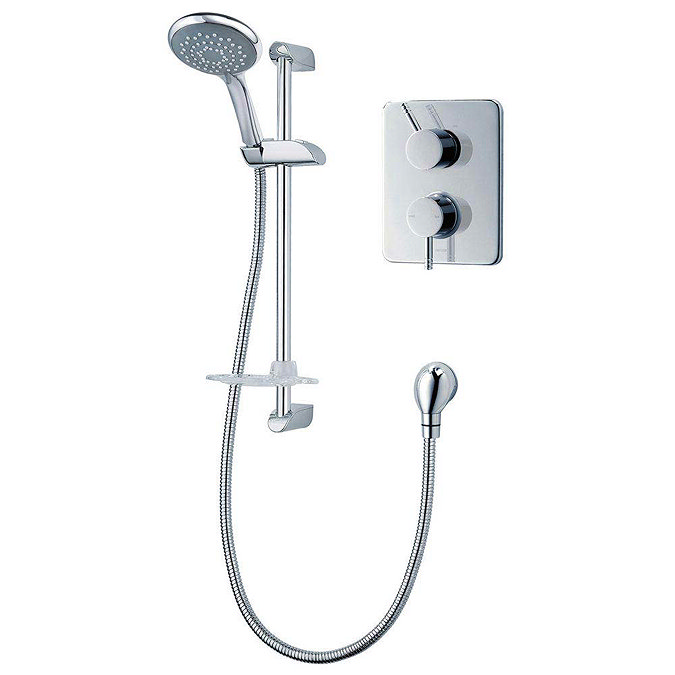 Triton Thames Dual Control Thermostatic Shower Mixer & Kit - UNTHDCMX Large Image