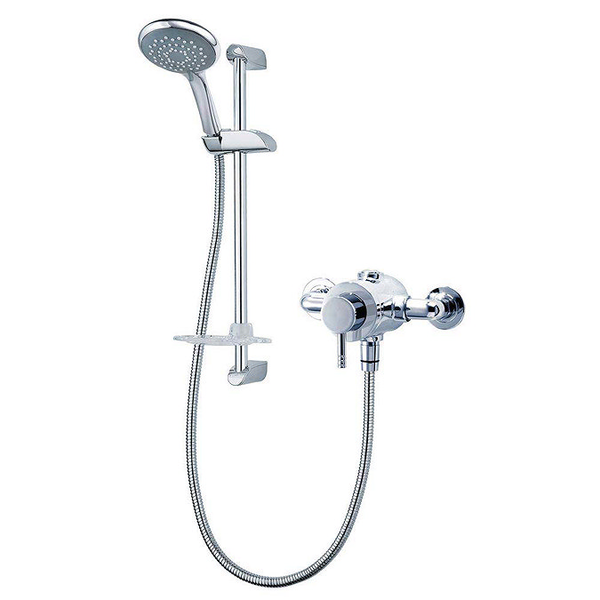 Triton Thames Exposed Sequential Thermostatic Shower Mixer & Kit - UNTHTHEXSM Large Image