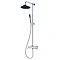 Triton Unichrome Thames Thermostatic Bar Diverter Shower and Kit - UNTHTHBM Large Image