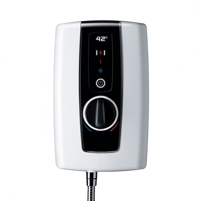 Triton Touch 9.5kW Electric Shower White And Black - ASPTOU09WHT Standard Large Image