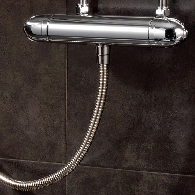 Triton Tyne Thermostatic Bar Shower Mixer & Kit - UNTYTHBM Profile Large Image
