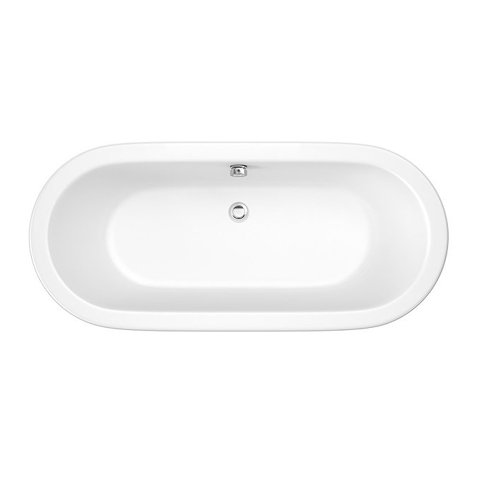 Trojan - 1695 x 755mm Inset Double Ended Oval Bath - PSJ010 Large Image