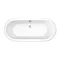 Trojan - 1695 x 755mm Inset Double Ended Oval Bath - PSJ010 Large Image