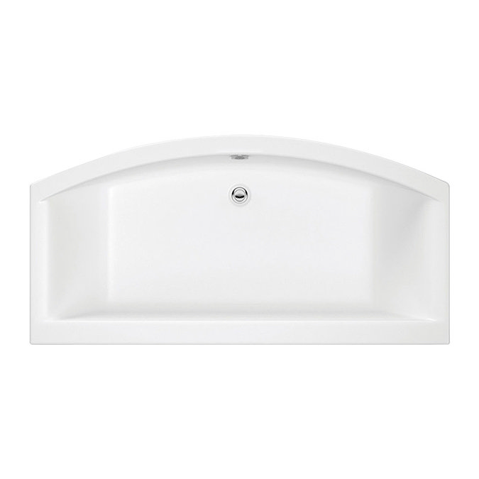 Trojan Arc Bow Front 1700 Double Ended Bath with Front & End Panels Profile Large Image