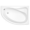 Trojan Classic 1535 x 1005 Offset Corner Bath with Nth Panel - Right hand option - B360 Profile Large Image